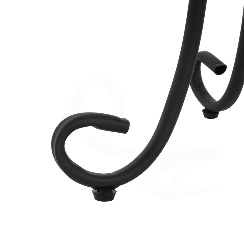 Table d'appoint de patio avec tablette