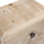 Carty 48cm W Solid Wood Bedside Table