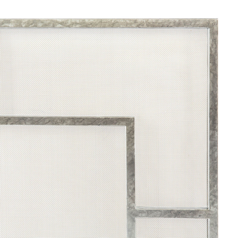 Chelsea Steel Fireplace Screen, Royal Silver