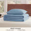 Ensemble de housse de couette à tissage gaufré 100% coton Essential Collection-106246729-109512985