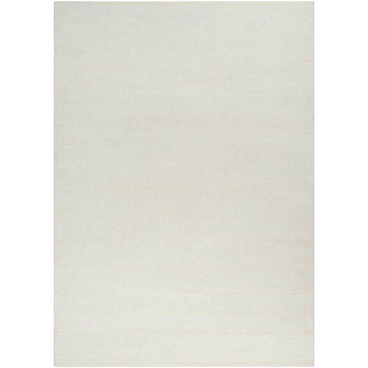 Crowe Wool Light Beige Area Rug