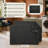 Gray 2-pack of 36 x 25 in medium honeycomb litter trapping mats with BPA-free construction; the waterproof and urine-proof rugs help reduce mess, lift easily for cleaning, and work as litter catchers around the box.