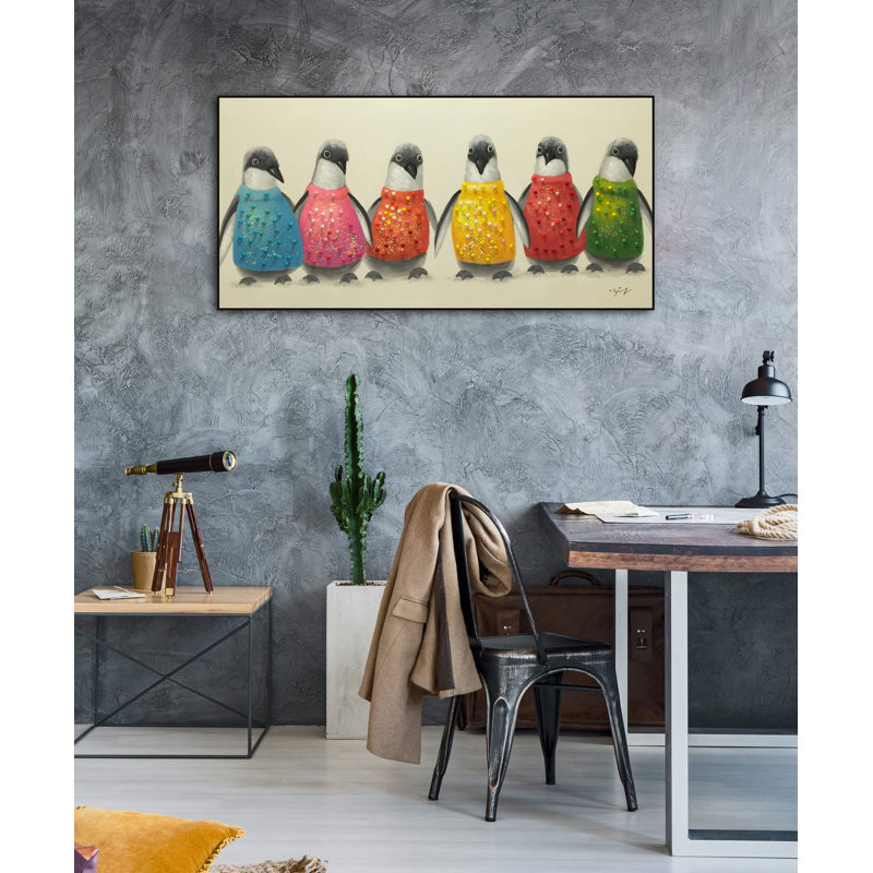 Hand -painted acrylic painting for all the family
