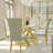 Ladaris 19 " H Tufted Velvet Upholstered Stainless Steel Parsons Chair-1339579059