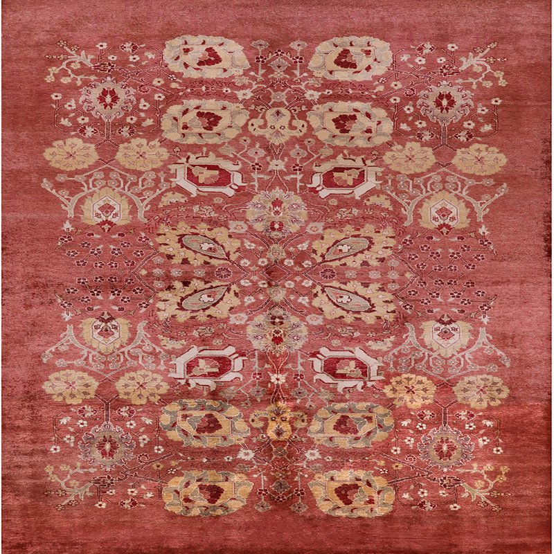 Oriental Indoor Rug, Square 5'