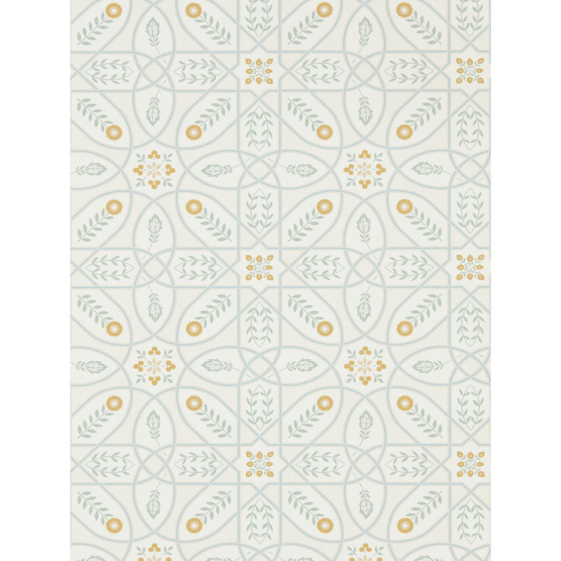 Brophy Trellis Wallpaper, Ivory Sage