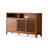 Modern Walnut Solid Wood Sideboard