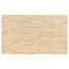 Table de salle à manger rectangulaire blanche en bois d'hévéa blanc, 59 po, pour salle de bain intime, 4 places, point focal moderne