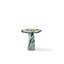 Table d'appoint florale en marbre vert