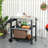 Outsunny 39.25'' W x 25.5'' D Grill Cart / Table