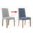 Sparta Houndstooth Textured Stretch Fit Elastic Dining Chair Slipcover-1509786280