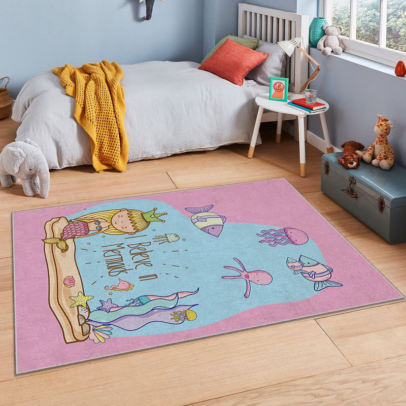 Tapis luxueux (2,6 x 4,6 pieds), 100% polyester, 740 g / m² | Tissu de velours doux, envers en feutre antidérapant, éponge stratifiée pour le confort | Antibactérien, lavable à la machine à 30 ° C | Élégante décoration intérieure