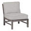 Club Teak Sectional Slipper Chair-83260246-83260249-93647000