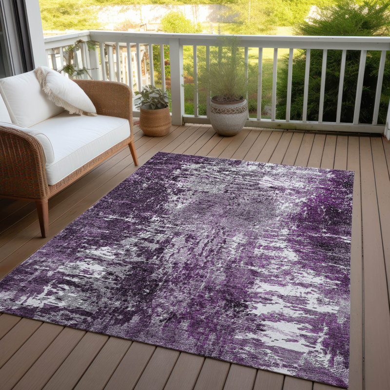 Alta Abstract Indoor / Outdoor Rug, Rectangle 2'6" x 3'10"