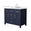 Meuble-lavabo simple autoportant de 42 po avec plateau en quartz Beckett-108351934-108351935-108351936