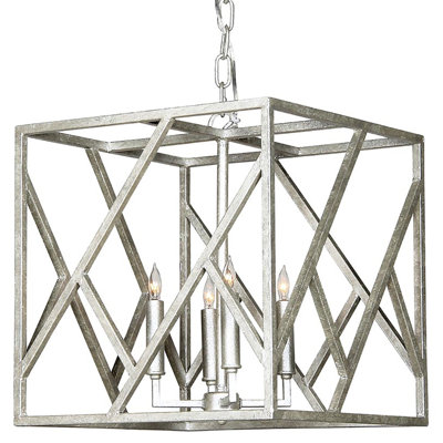 Webster 4 - Light Lantern Square Chandelier