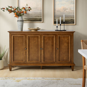 Juliany 58" Sideboard with Wine Rack and 2 Hidden Drawers