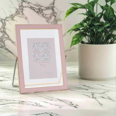 Pink & Gold Photo Frame
