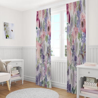 Semi Sheer Curtains / Drapes Pair