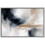 Abstrait bleu beige fluide, œuvre d'art moderne, images de salon moderne, impression sur toile encadrée-126092803-126092808