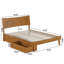 Phoenix Wood Platform Bed with Storage Drawers-826397801-826397807