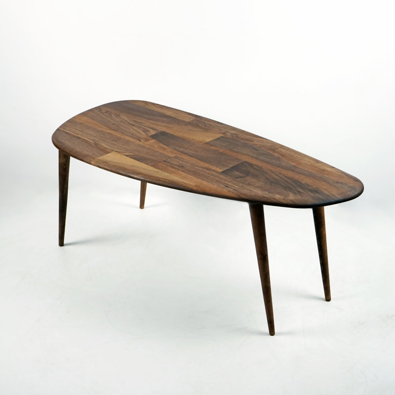Irminfried Oak Solid Wood Coffee Table