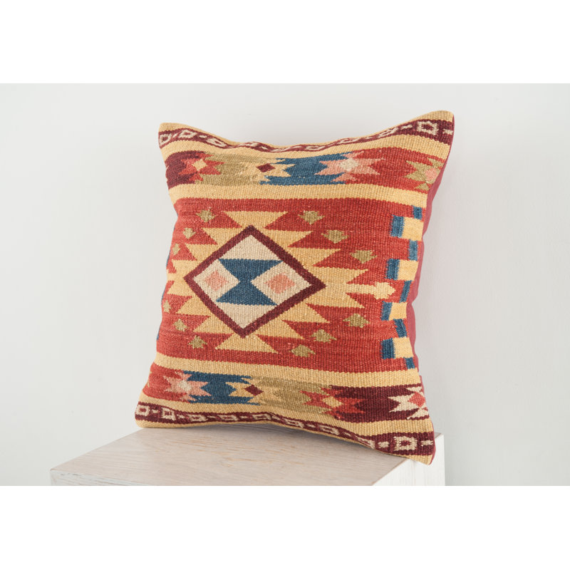 Housse de coussin en laine Lodge, Petit