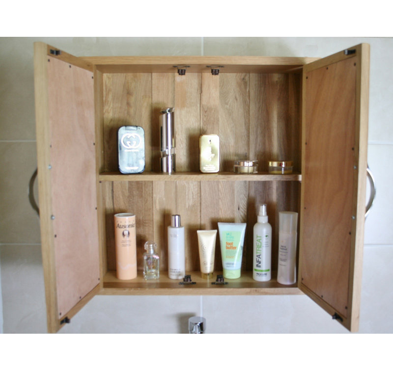 Kelli Solid Wood Mirror Cabinet