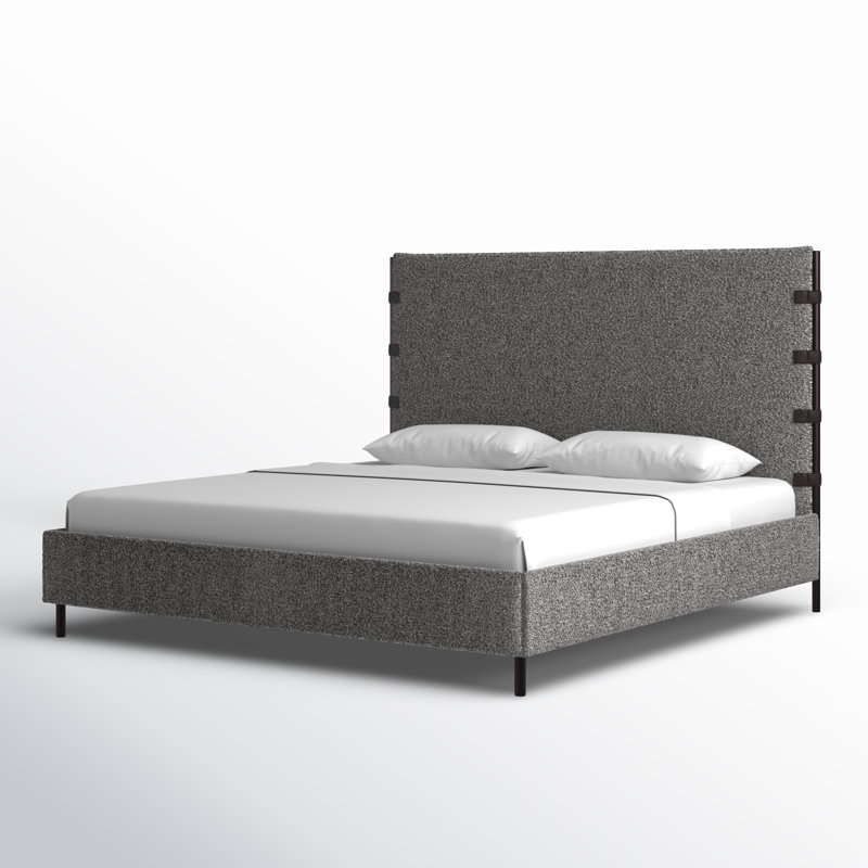 Elmfield Upholstered Metal Bed, King