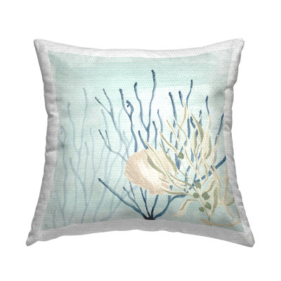 Polyester Throw Square Indoor/Outdoor Pillow Cover & Insert