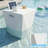 Assemble-Free Pool End Table, Side Table with 2 Cup Holders and 1 Tablet Holder for Outdoor -621900507