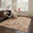 Vintage Woodland Animals Area Rug Cottagecore Fox Bird and Butterfly Floral Botanical Living Room Carpet-1307688908