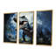 Ancien dinosaure bleu et gris I - art mural dinosaure-2100060954-2100060953
