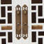 Armoire d'entrée en bois massif de style chinois