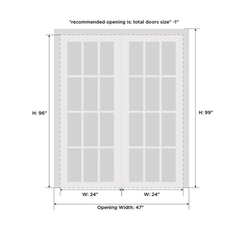 Finition en bois massif manufacturé, Satin blanc, 48 po x 96 po
