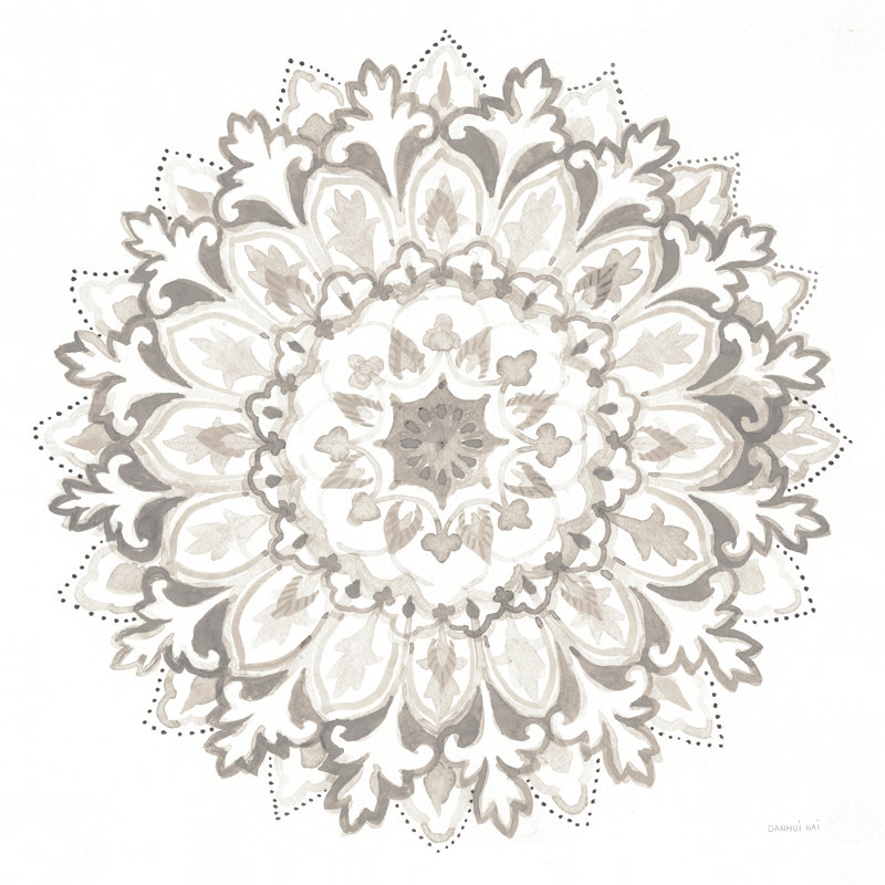 Mandala Delight II by Danhui Nai - Wrapped Canvas Painting, 51cm H x 51cm W