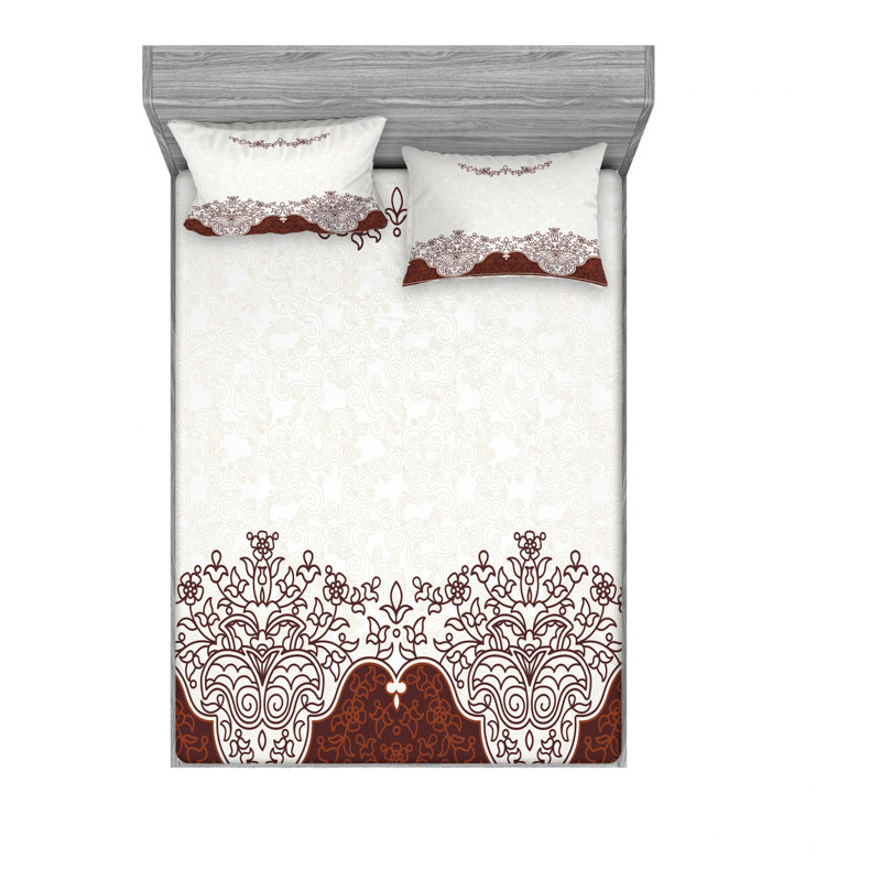 Microfiber Sheet Set, Queen Sheet Set + Fitted Sheet + 2 Pillowcases