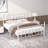 YT Metal Bed Frame w/Headboard and Footboard Platform Bed Frame Single Double Size-1243844763-1243844764
