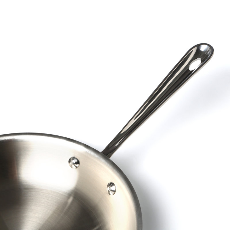Poêle à frire en acier inoxydable D3 de All-Clad, 8 po de diamètre