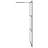 VidaXL Walk-in Shower Wall 45.3" x 76.8"-82829827-82829828