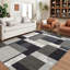 Tapis géométrique lavable à motif géométrique antidérapant-228957260
