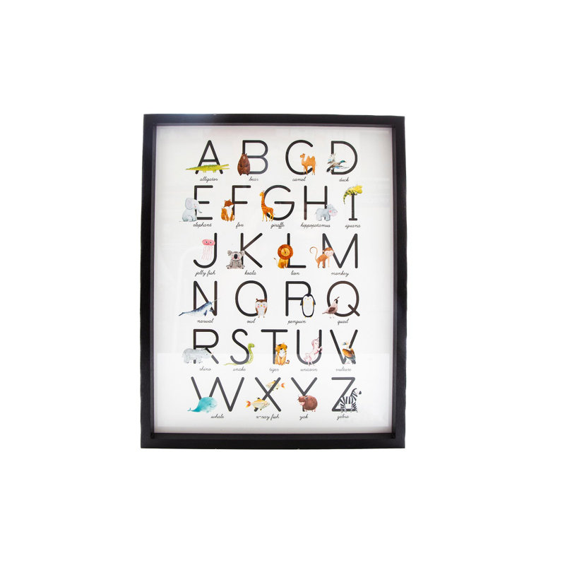 Baby Alphabet A-Z - Single Picture Frame Print