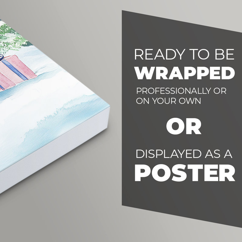 Christmas Holiday Art DCCLV III - Impression sur toile seulement - NON CADRE
