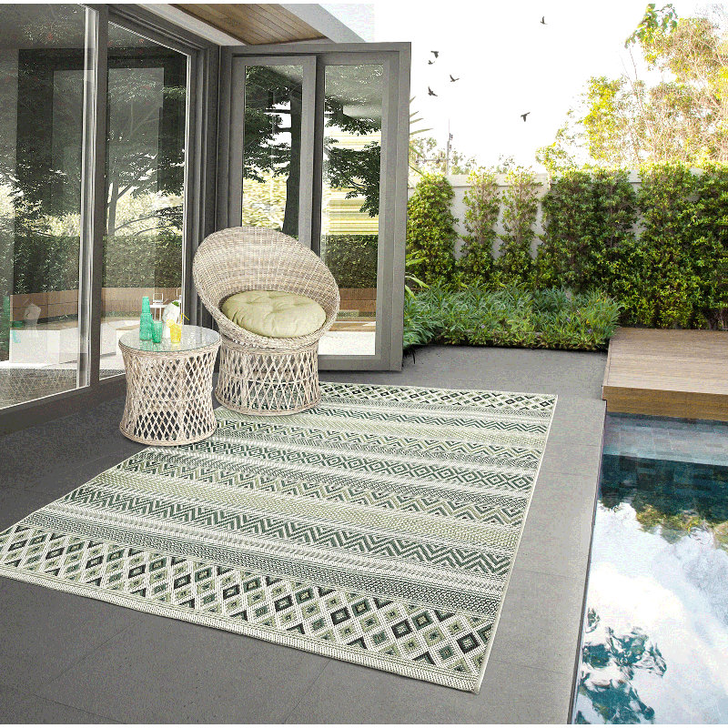 Burnette Moroccan Indoor / Outdoor Area Rug, Rectangle 80 x 150cm