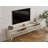 Modern TV Stand with Numerous Shelves, 63.0 x 15.7 x 15.7 inches | 100% Melamine Coated Particle Board, Thickness: 0.7 inches | Additional Storage & Sturdy Plastic Legs, Scandinavian Design-108051124