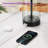 Dimmable Glass Table Lamp Set with DIY Fillable Base, Bulbs, Touch Control and USB Ports