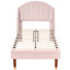 Upholstered Velvet Bed-248095201-261285589