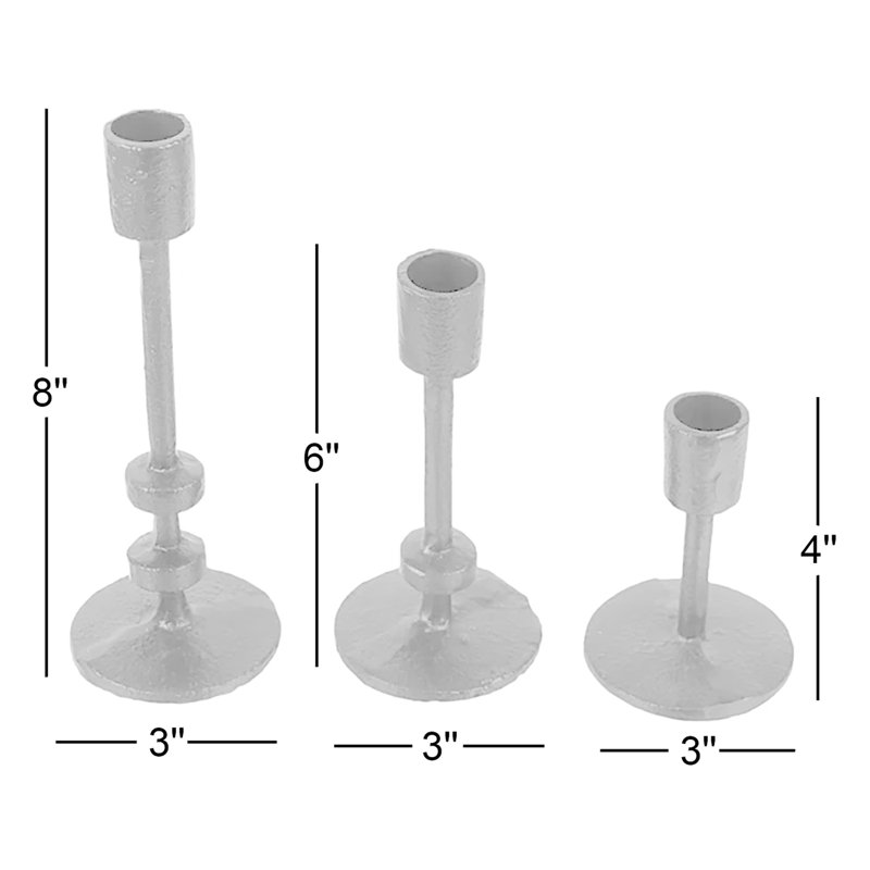 Iron Tabletop Candlestick
