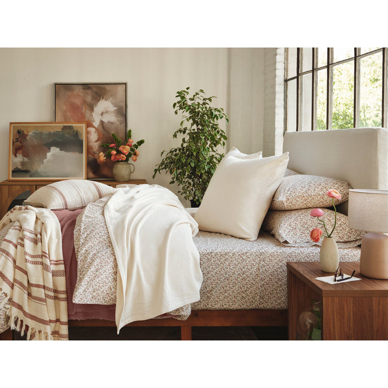 Classic Organic Cotton Blanket, Undyed, 108" L x 92" W