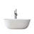 71'' x 35.43'' Freestanding Soaking Solid Surface Bathtub